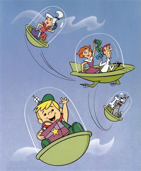 The Jetsons in flight | The jetsons, Vintage cartoon, Morning cartoon