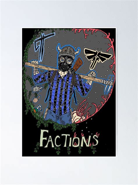 "The Last Of Us Factions" Poster for Sale by ravensdarkness | Redbubble