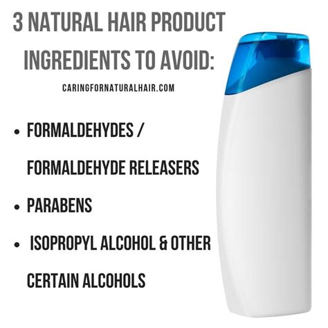 A Few Natural Hair Product Ingredients to Avoid: #naturalhair #haircare ...