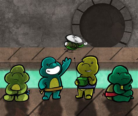 Baby Mutant Ninja Turtles by Hanogan on DeviantArt