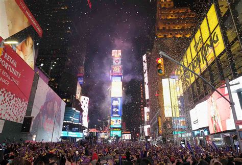 Celebrating New Year's Eve in Times Square