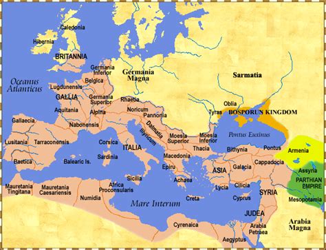 Maps of the Roman World in the First Century C.E.