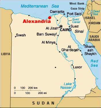 Alexandria Map and Alexandria Satellite Images