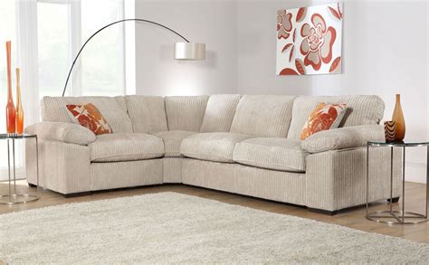 Buy Buoyant Dexter Fawn Fabric Corner Sofas at Furniture Choice ...