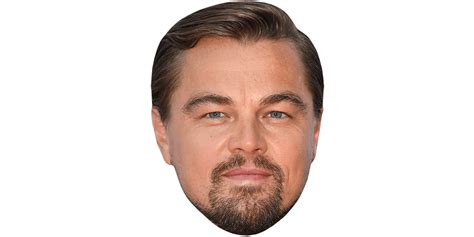 Leonardo Dicaprio (Beard) Celebrity Mask - Celebrity Cutouts