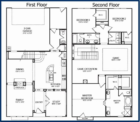 2 Storey Simple House Plans Lovely Outstanding Simple Two Story House ...