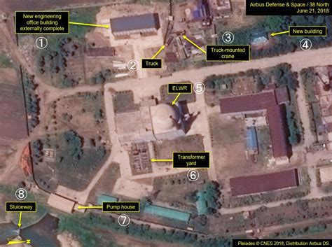 A satellite view of North Korea's nuclear sites