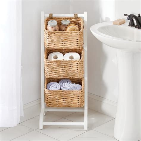 Freestanding Bathroom Storage Baskets – Everything Bathroom