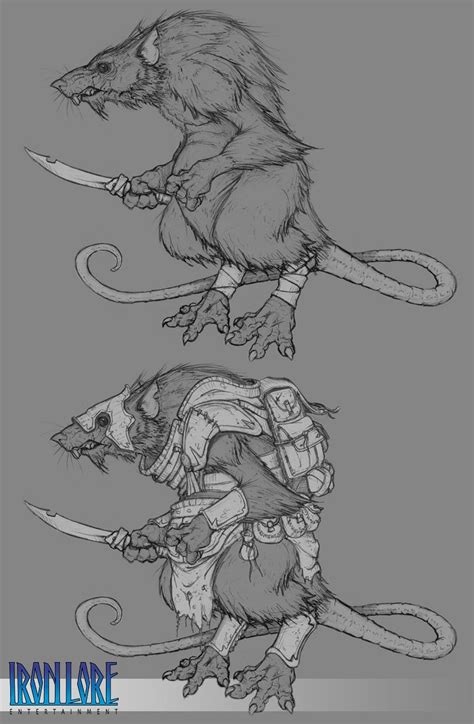 Rat Man - Polycount Forum | Concept art characters, Rats, Creature ...