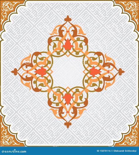 Arabic Floral Pattern Royalty Free Stock Image - Image: 15870116