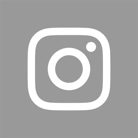 grey instagram icon | Ios app icon design, Ios app logo, Ios app icon