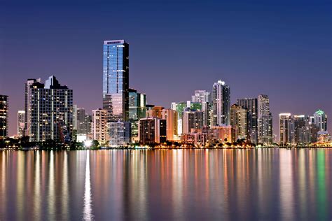 Miami Skyline Wallpapers - Wallpaper Cave