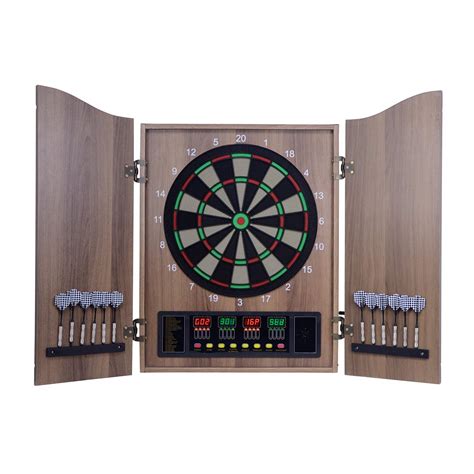 Buy XHLLX Electronic Dart Board, Built In Cabinet Doors With Integrated ...