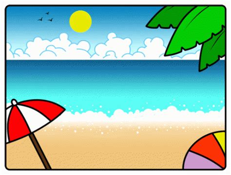 Summer Beach Cartoon - ClipArt Best