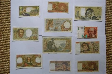 France - 11 banknotes in Franc and old Franc - Catawiki