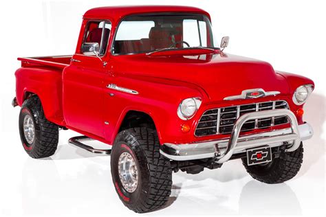 1955 Chevrolet Pickup Big Red! 4x4 350/375hp AC