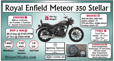 Royal Enfield Meteor 350 Stellar : Price, Features, Specifications