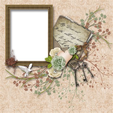 Digital Overlays, Digital Frame, Digital Paper, Heritage Scrapbooking ...