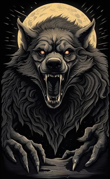 Premium Photo | Werewolf art