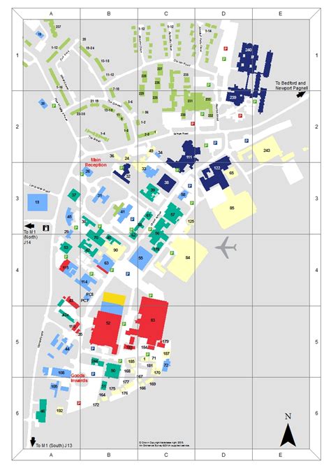 Cranfield Campus-Image map