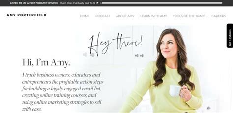 15 Personal Website Examples To Inspire You - GetResponse