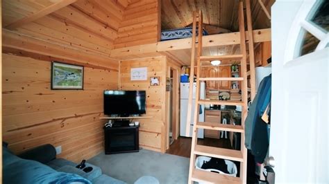 12x16 Shed Turned Tiny House: Part-Time Tiny Living in Alaska