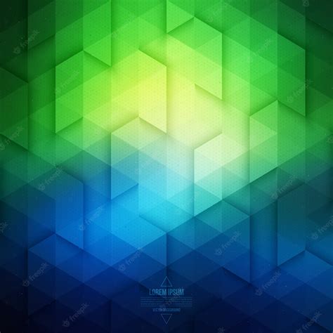 Premium Vector | Vector technology geometric background. Vector blue ...