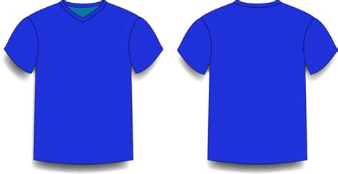 Dark Blue T-Shirt Template Vector Images (over 110)