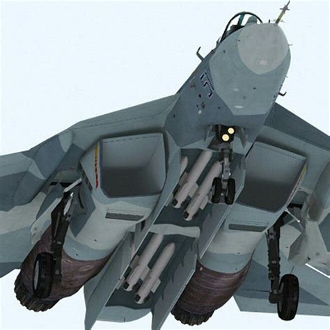 Sukhoi PAK FA Internal Weapons Bay Military Jets, Military Weapons ...