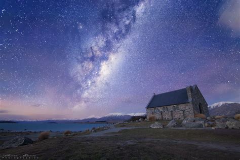 Starry night at Lake Tekapo