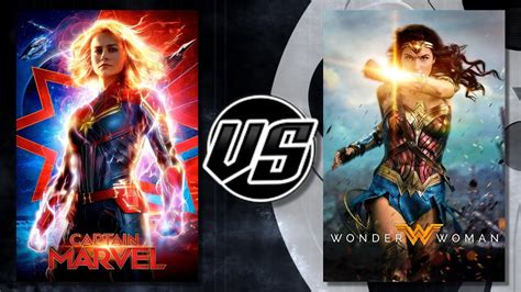 Captain Marvel VS Wonder Woman - YouTube