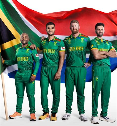 New Proteas ODI World Cup Jersey 2023- South Africa Cricket Lotto Shirt ...