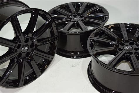 20″ AUDI Q7 FACTORY OEM ORIGINAL WHEELS BLACK 2015-2020 – Factory Wheel ...