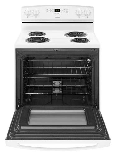 Amana - ACR4303MFW - 30-inch Amana® Electric Range with Bake Assist ...