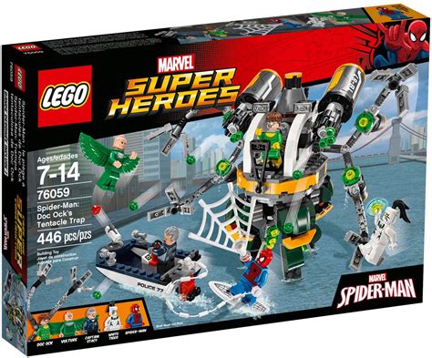 Buy LEGO Marvel Super Heroes Spider Man Doc Ock Tentacle Trap, Multi ...