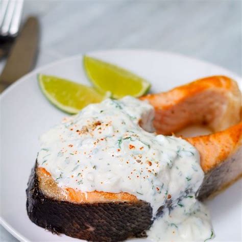 Salmon Steak on the Skillet Recipe — Eatwell101