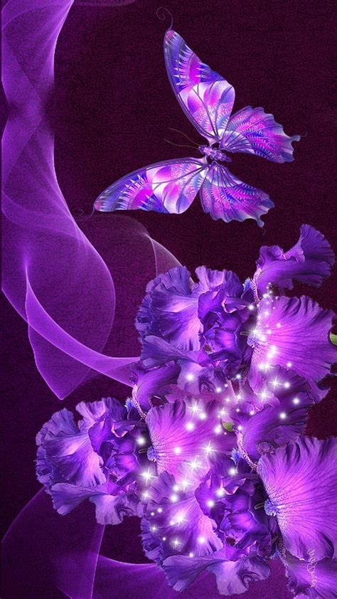 Aesthetic Wallpapers Purple Butterfly - Goimages Rush