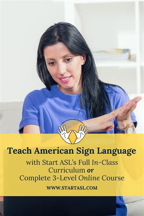 Start ASL Curriculum for Teachers, Homeschoolers, Schools, and ...