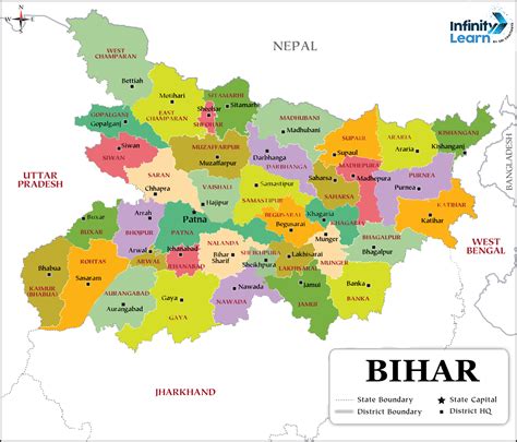 Map of Bihar | State Map, Districts, and Must-Know Facts