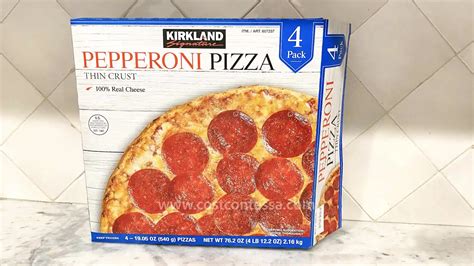 KS Frozen Costco Pizza Instructions and Review