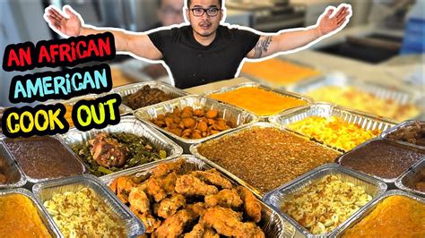 An AFRICAN AMERICAN COOKOUT FEAST - YouTube