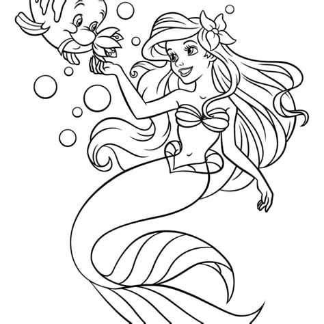 Mermaid Coloring Pages – AquaMermaid