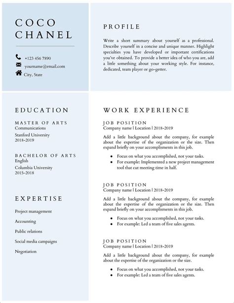 20+ Free Google Docs Resume Templates (To Download)