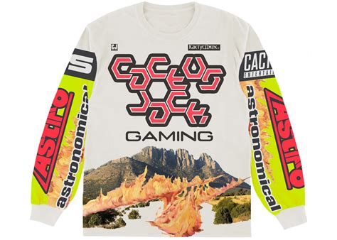 Travis Scott The Scotts Cj Gaming II L/S Jersey White/Multi - SS20