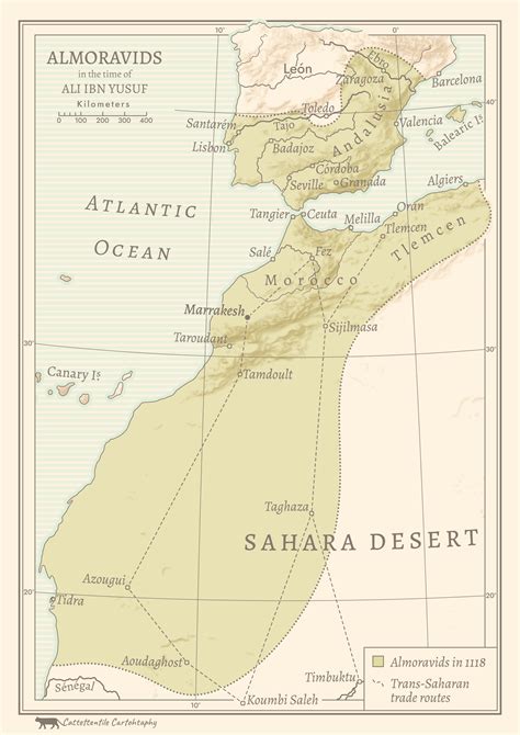 The Almoravid Dynasty at it's height : r/MapPorn