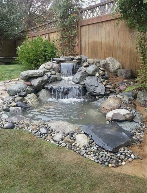 Small Backyard Pond Ideas With Waterfall