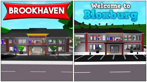 BROOKHAVEN SCHOOL ON BLOXBURG! (Roblox) - YouTube