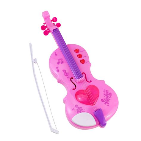 4-String Violin Toys for Baby, Electric Violin Musical Violin with ...