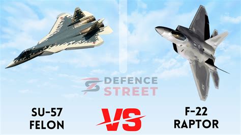 Su-57 Felon Vs. F-22 Raptor An Epic Battle in the Skies - Defence Street