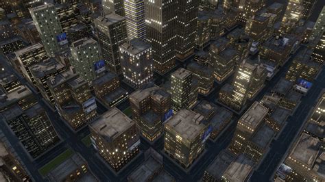 City Low Poly Night - Buy Royalty Free 3D model by Giimann [9128d40 ...